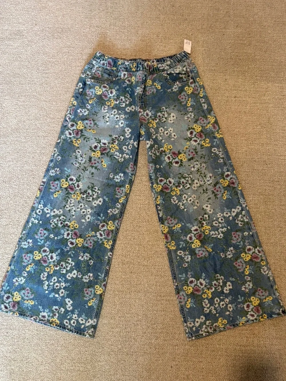 Gap Kids XXL Baggy Floral Print Jeans | NWT